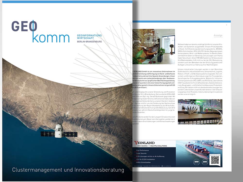 Veröffentlichung der interaktiven GEOkomm Broschüre
