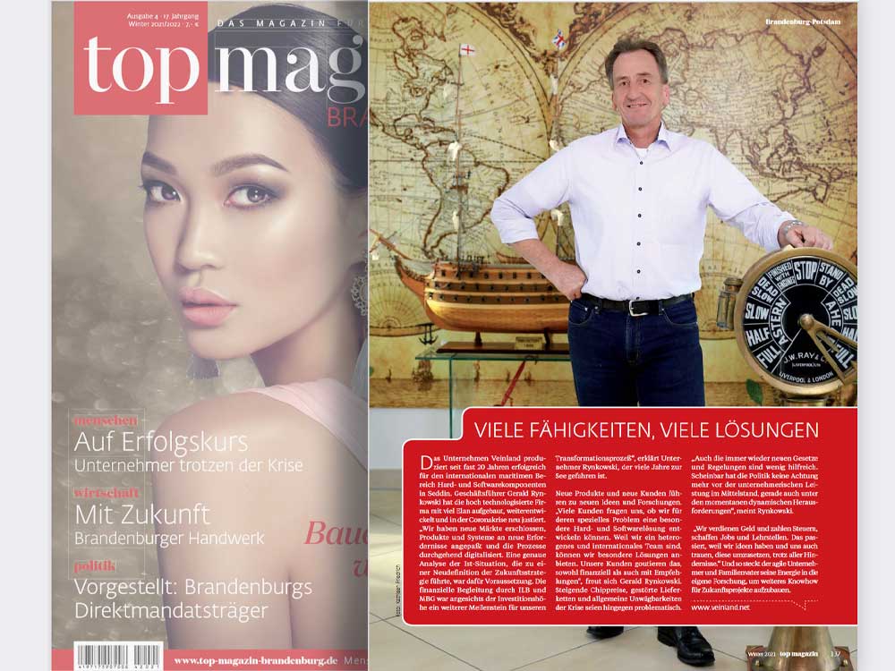 Interview im TOP Magazin Brandenburg Potsdam