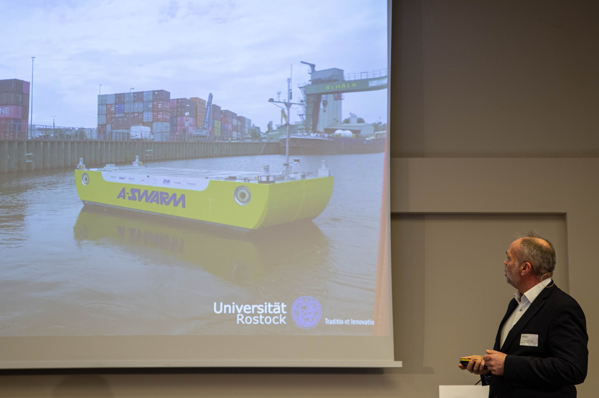 Vorstellung des Pilotprojektes A-SWARM auf der Statustagung „Maritime Technologien 2022“