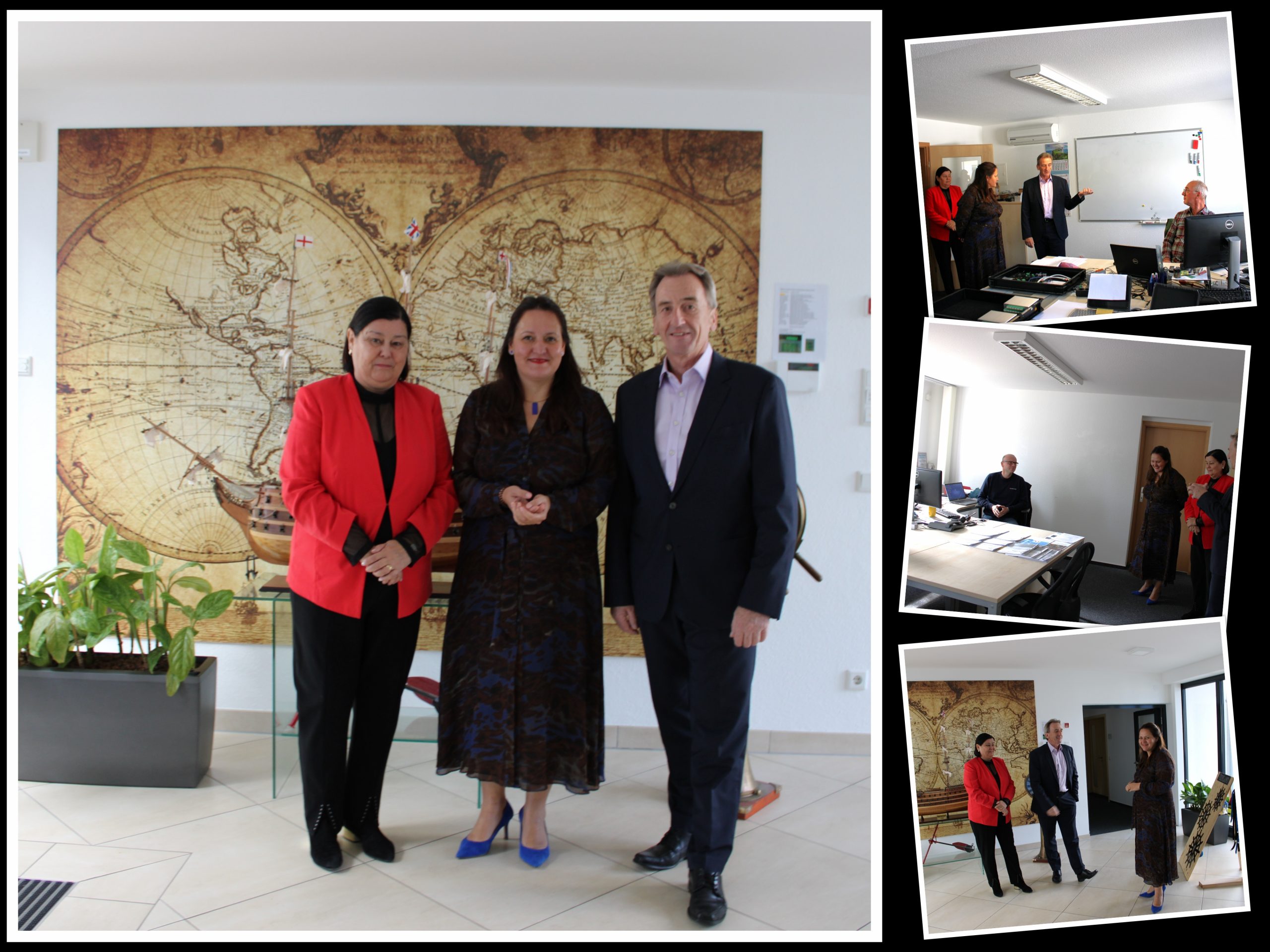 Minister of Science, Research, and Culture of the Federal State of Brandenburg, Dr. Manja Schüle visits VEINLAND GmbH