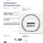 VEINLAND GmbH erhält ISO 9001:2015 Re-Zertifizierung für ihr Management System