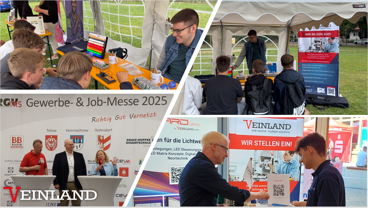 Shaping the Future: VEINLAND at Career Fairs in Teltow and Geltow